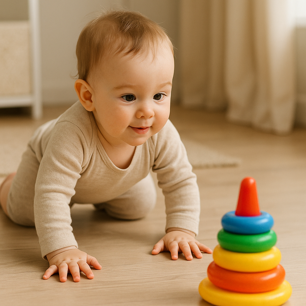 koska vauva konttaa?