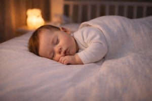 miten vauva nukkuu?